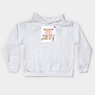 twinkling watermelon Kids Hoodie